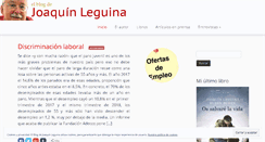Desktop Screenshot of joaquinleguina.es