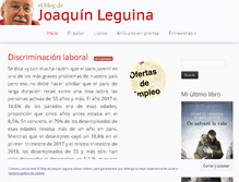 Tablet Screenshot of joaquinleguina.es